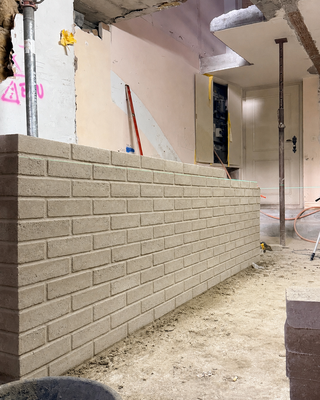 Mur en briques