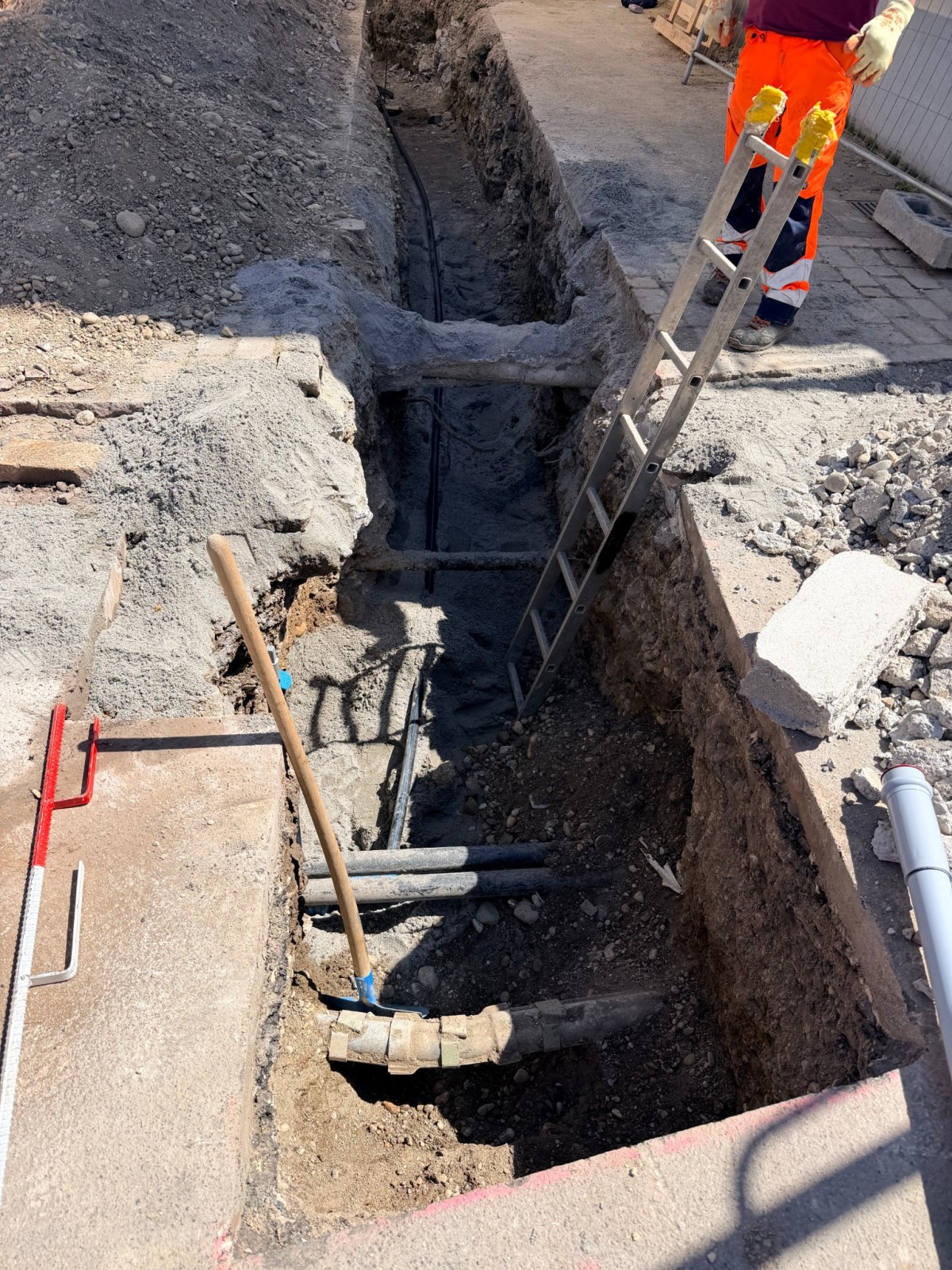 Travaux de canalisation